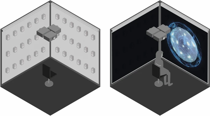 Sensibilità interocettiva per il benessere mentale realtà virtuale respirazione tecnologia immersiva