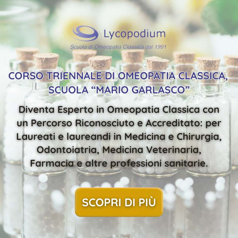 Scuola Omeopatia Classica Mario Garlascio Lycopodium Firenze